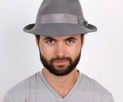 Triumph - Walrus Hats Grey Wool Felt Trilby Hat - H7004 Men