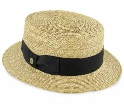 Men Voyage - Walrus Hats Natural Straw Boater Hat - H7006