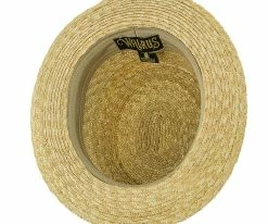 Men Voyage - Walrus Hats Natural Straw Boater Hat - H7006