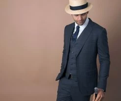 Men Voyage - Walrus Hats Natural Straw Boater Hat - H7006