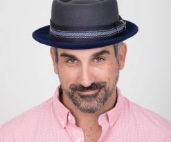 Tribute - Walrus Hats Wool Felt Pork Pie Hat - H7008 Men