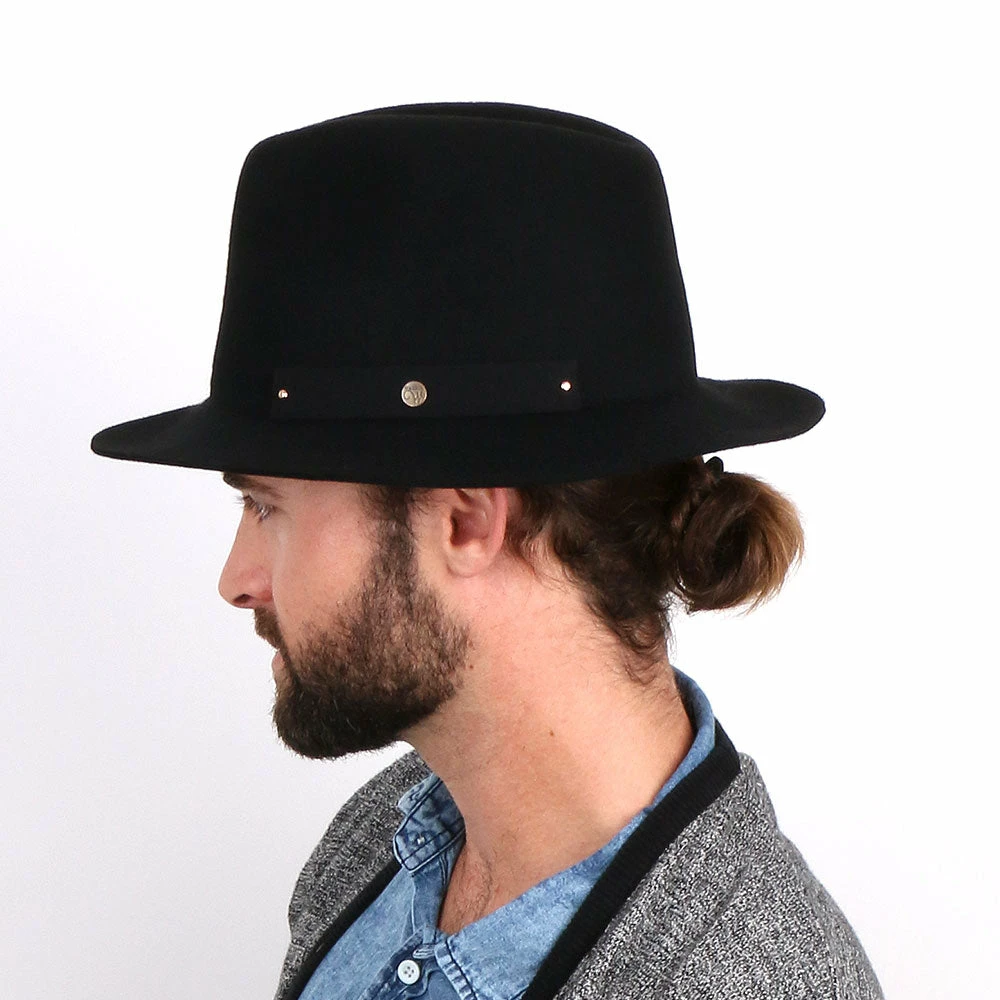Buy ๐ Journey - Walrus Hats Wool Felt Fedora Crushable Hat - H7009 ๐คฉ 57 Journey - Walrus Hats Wool Felt Fedora Crushable Hat - H7009