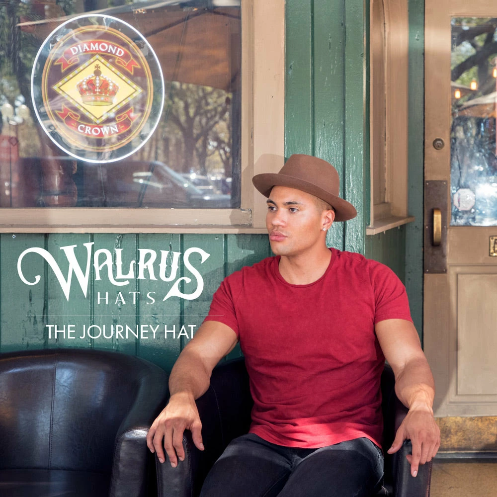 Buy ๐ Journey - Walrus Hats Wool Felt Fedora Crushable Hat - H7009 ๐คฉ 61 Journey - Walrus Hats Wool Felt Fedora Crushable Hat - H7009