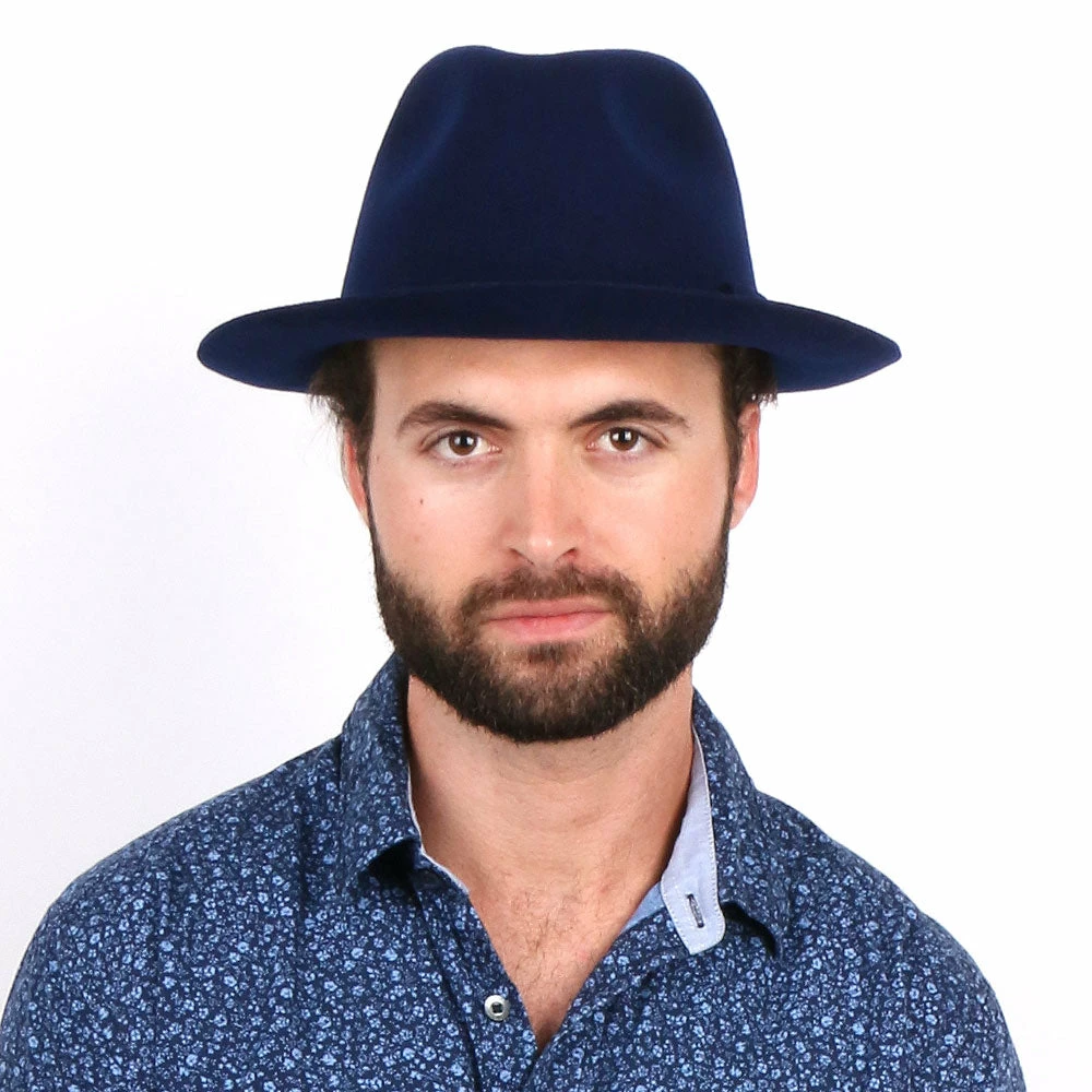 Buy ๐ Journey - Walrus Hats Wool Felt Fedora Crushable Hat - H7009 ๐คฉ 63 Journey - Walrus Hats Wool Felt Fedora Crushable Hat - H7009