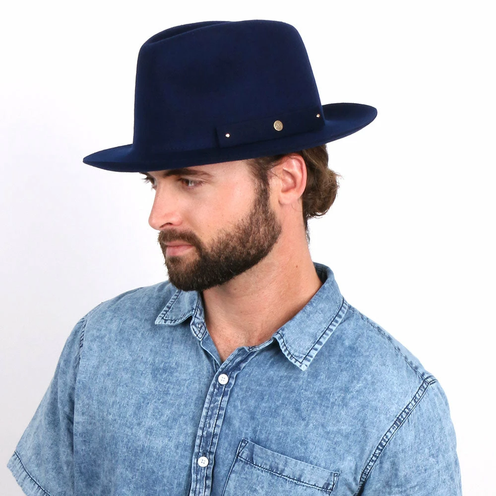 Buy ๐ Journey - Walrus Hats Wool Felt Fedora Crushable Hat - H7009 ๐คฉ 62 Journey - Walrus Hats Wool Felt Fedora Crushable Hat - H7009