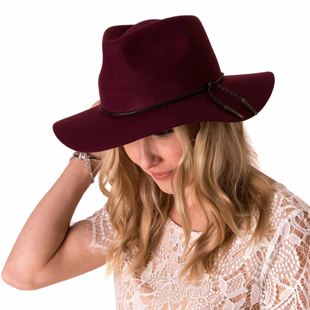 Flash Sale ๐ Monterey - Walrus Hats Light Brown Wool Felt Wide Brim Fedora Hat - H7010 ๐ฅฐ 30 Monterey - Walrus Hats Light Brown Wool Felt Wide Brim Fedora Hat - H7010