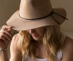 Flash Sale ๐ Monterey - Walrus Hats Light Brown Wool Felt Wide Brim Fedora Hat - H7010 ๐ฅฐ 59 Monterey - Walrus Hats Light Brown Wool Felt Wide Brim Fedora Hat - H7010