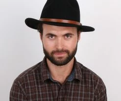 Women Big Sur - Walrus Hats Dark Brown Wool Felt Safari Hat