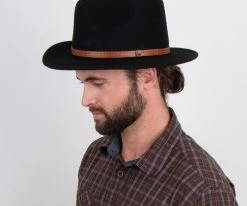 Women Big Sur - Walrus Hats Dark Brown Wool Felt Safari Hat