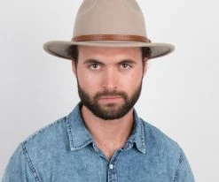 Women Big Sur - Walrus Hats Dark Brown Wool Felt Safari Hat