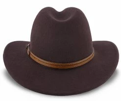Women Big Sur - Walrus Hats Dark Brown Wool Felt Safari Hat