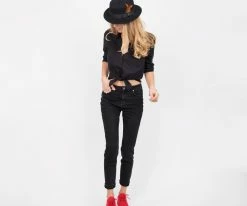 Men Whistler - Walrus Hats Black Wool Felt Pork Pie Hat - H7016