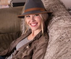 Pinnacle - Walrus Hats Sage Wool Felt Fedora Hat - H7022