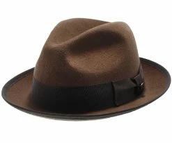 Layover - Walrus Hats Center Dent Wool Felt Fedora Hat