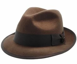 Layover - Walrus Hats Center Dent Wool Felt Fedora Hat