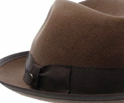 Layover - Walrus Hats Center Dent Wool Felt Fedora Hat