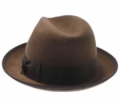Layover - Walrus Hats Center Dent Wool Felt Fedora Hat