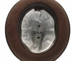 Layover - Walrus Hats Center Dent Wool Felt Fedora Hat