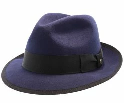 Layover - Walrus Hats Center Dent Wool Felt Fedora Hat