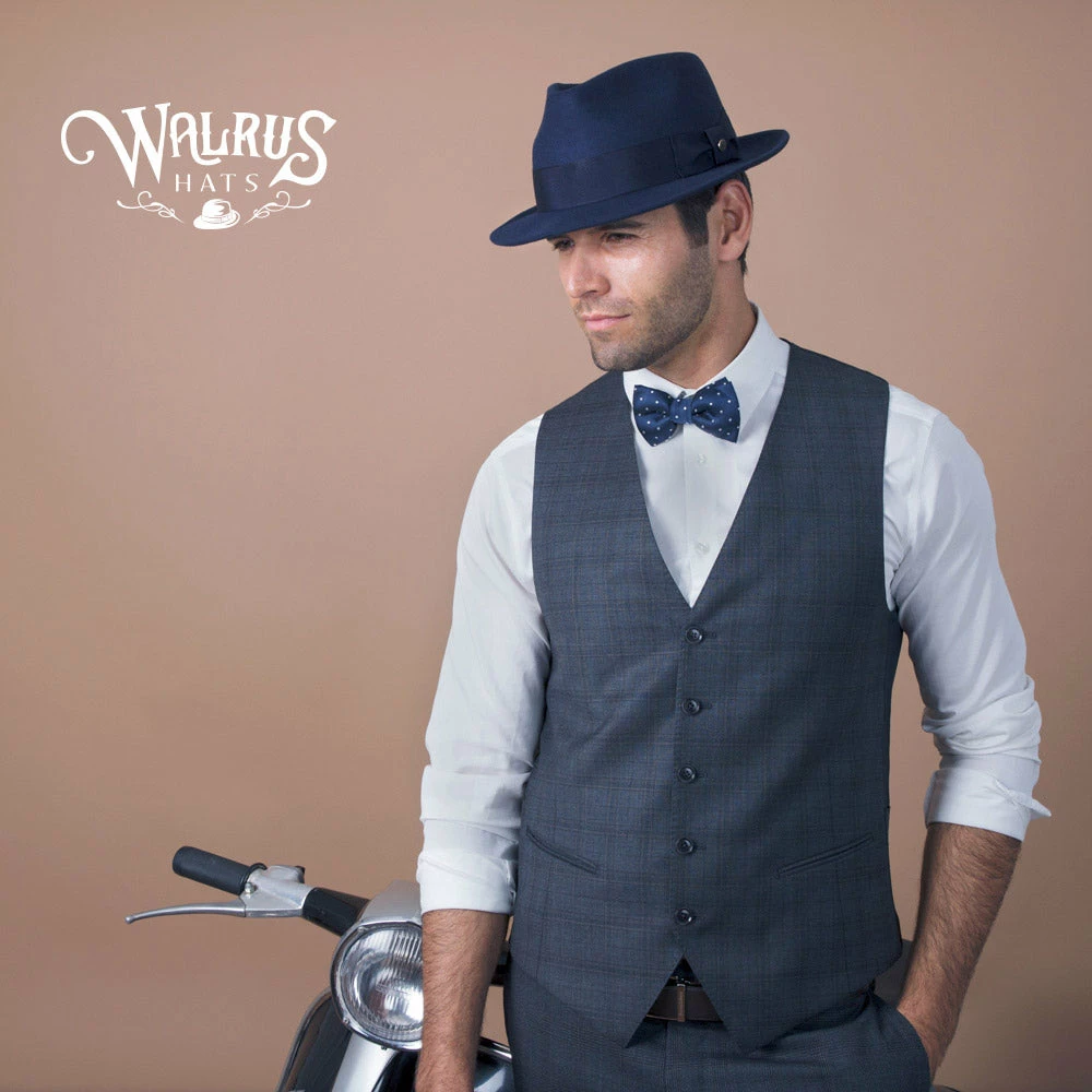 New ๐ Walrus Hats Compass - Walrus Hat Diamond Crown Wool Felt Fedora Hat ๐ 65 Walrus Hats Compass - Walrus Hat Diamond Crown Wool Felt Fedora Hat