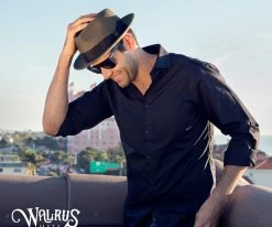 New ๐ Walrus Hats Compass - Walrus Hat Diamond Crown Wool Felt Fedora Hat ๐ 152 Walrus Hats Compass - Walrus Hat Diamond Crown Wool Felt Fedora Hat