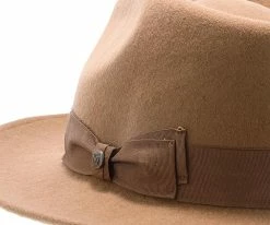 Imperial - Walrus Hats White Center Dent Wool Felt Fedora Hat Men