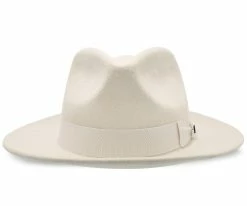Imperial - Walrus Hats White Center Dent Wool Felt Fedora Hat Men