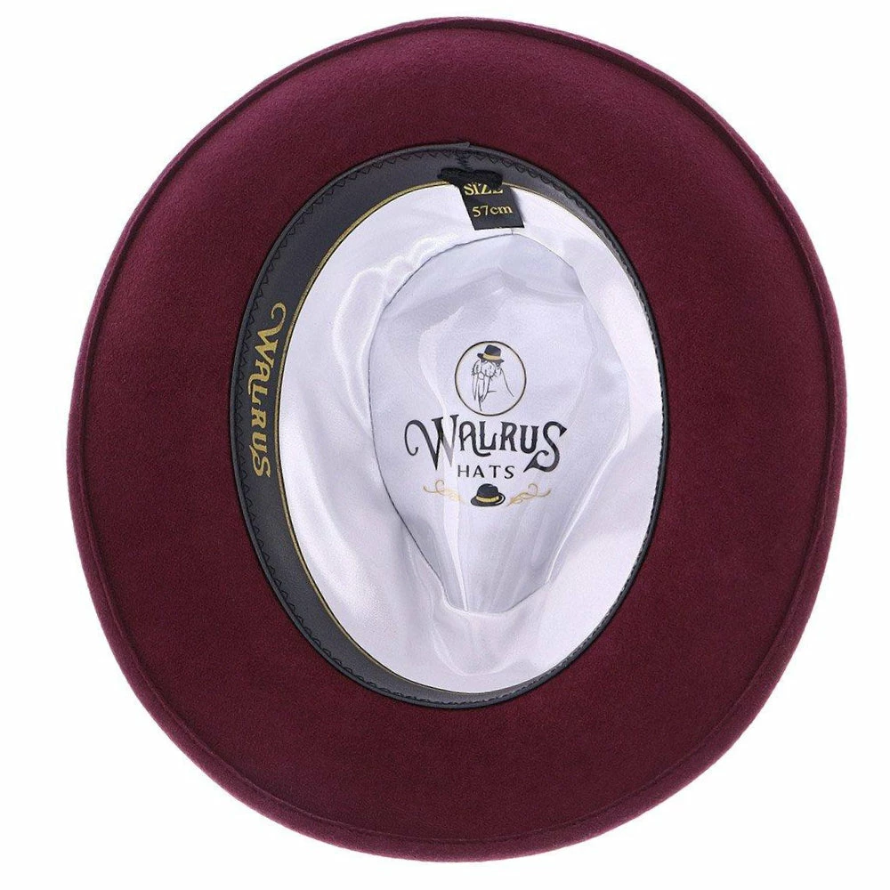 New ๐ Fedora Hats Freemont - Walrus Hats Wool Fedora Hat ๐ 52 Fedora Hats Freemont - Walrus Hats Wool Fedora Hat