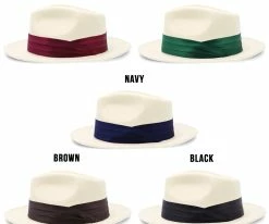 Fashionable Hats Women Satin Hat Band - 3-Pleat With 2-End Hooks