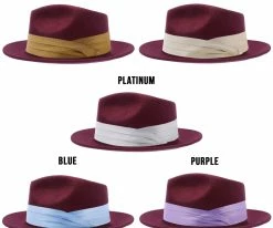 Fashionable Hats Women Satin Hat Band - 3-Pleat With 2-End Hooks