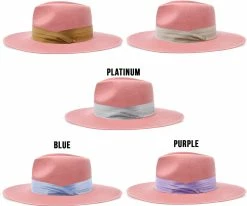 Fashionable Hats Women Satin Hat Band - 3-Pleat With 2-End Hooks