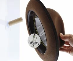 Fashionable Hats Hat Wall Hanger - Self Adhesive Hook For Hats, Coats, Towels, Bags