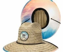 Sun Burst - Makai Rush Straw Lifeguard Hat