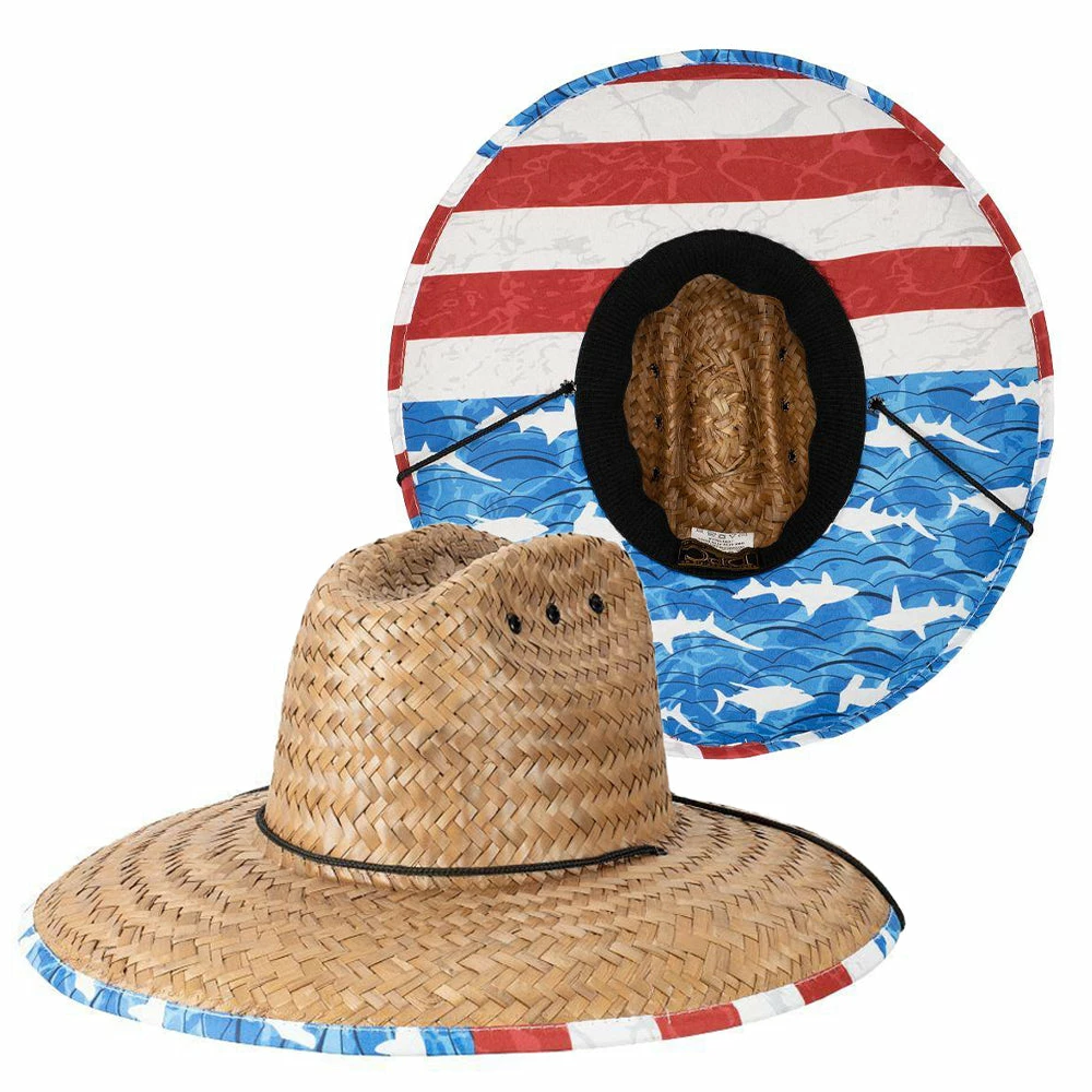 Brand new ๐ Regia - Dorfman Pacific Palm Straw Lifeguard Hat ๐ฏ 1 Regia - Dorfman Pacific Palm Straw Lifeguard Hat