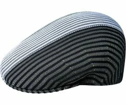 Men Tri Tone Rib 504 - Kangol Flat Cap