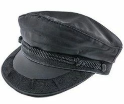 Capheria - Aegean AEG103 Brown Leather Greek Fisherman Hat