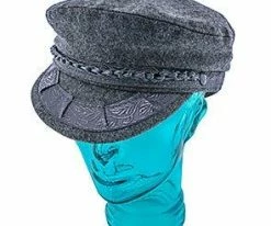 Men Triton Previous Season Colors - Aegean Wool Blend Greek Fisherman Hat - Made In Greece