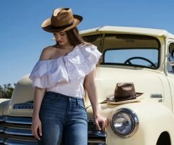 Alderton Stetson Shantung Fedora Hat Men