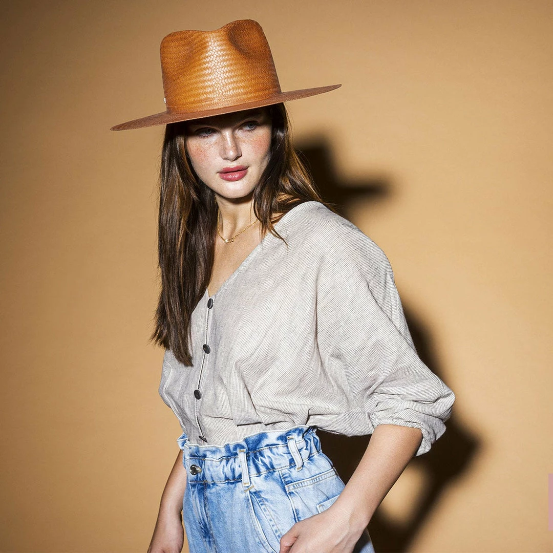 Cheap ๐ฅ Geraldine - Betmar Paper Straw Fedora Hat โ๏ธ 50 Geraldine - Betmar Paper Straw Fedora Hat