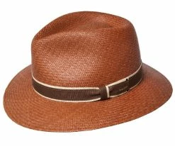 Brooks - Bailey 100% Handcrafted Panama Straw Hat Men
