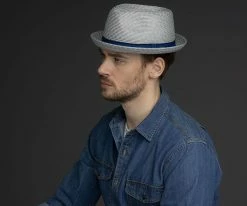 Men Mannes - Bailey Poly Braid Toyo Straw Trilby Hat