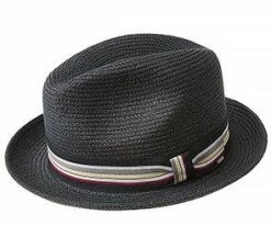 Men Salem - Bailey Poly Braid Toyo Straw Fedora Hat