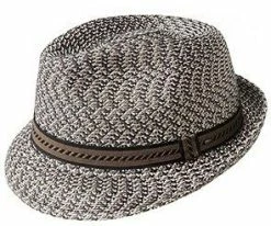 Men Mannes - Bailey Poly Braid Toyo Straw Trilby Hat
