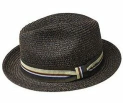 Men Salem - Bailey Poly Braid Toyo Straw Fedora Hat
