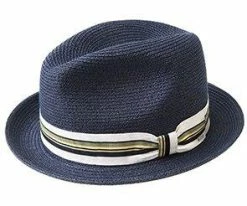 Men Salem - Bailey Poly Braid Toyo Straw Fedora Hat