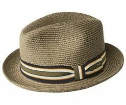 Men Salem - Bailey Poly Braid Toyo Straw Fedora Hat