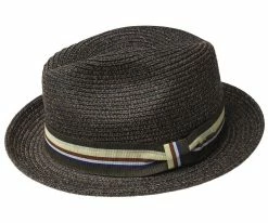 Men Salem - Bailey Poly Braid Toyo Straw Fedora Hat