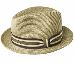 Men Salem - Bailey Poly Braid Toyo Straw Fedora Hat