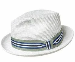 Men Salem - Bailey Poly Braid Toyo Straw Fedora Hat
