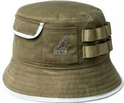 Waxed Utility Bucket - Kangol Cotton Bucket Hat Men